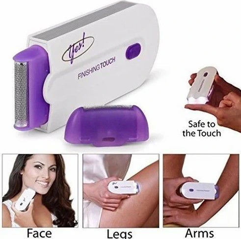 Finishing Touch Hair Remover Epilator Kit Instant Pain Free With Sensor Light